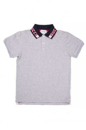 Polo with embroidered logo, zdjęcie 1 Polo with embroidered logo od Gucci Kids